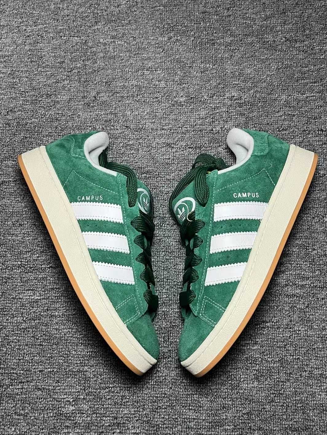 Adidas Campus 00s Dark Green Cloud White 38