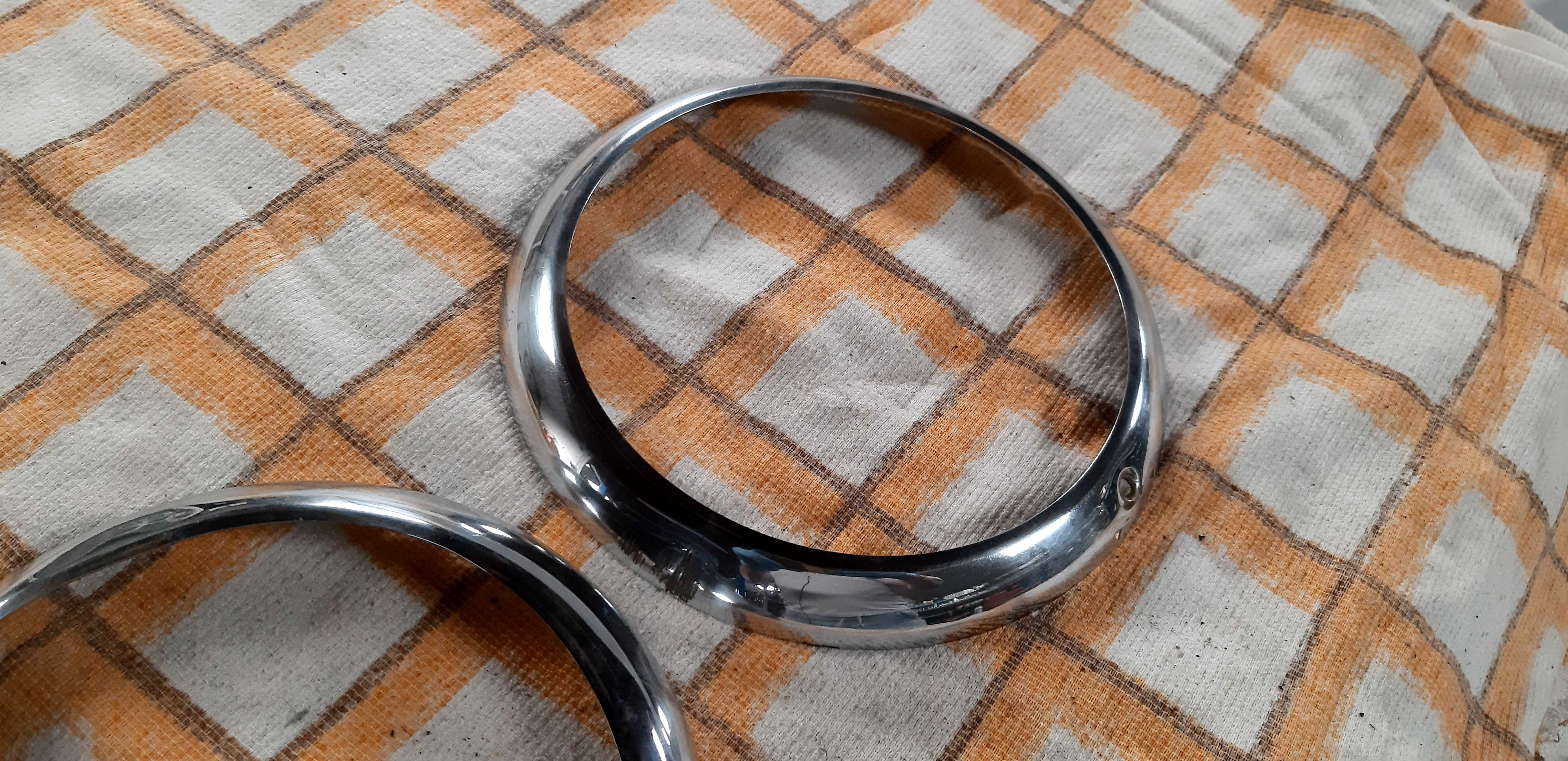 2 ramki reflektorów przednich volkswagen karmann ghia typ 14/34