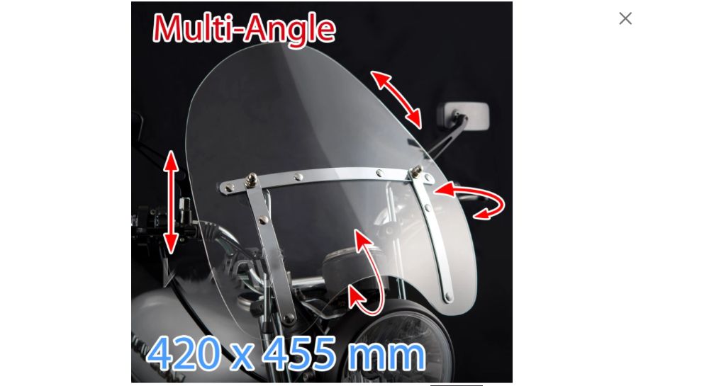 Owiewka do choppera  szyba chopper  przyciemniana  CHOPPER CRUISER