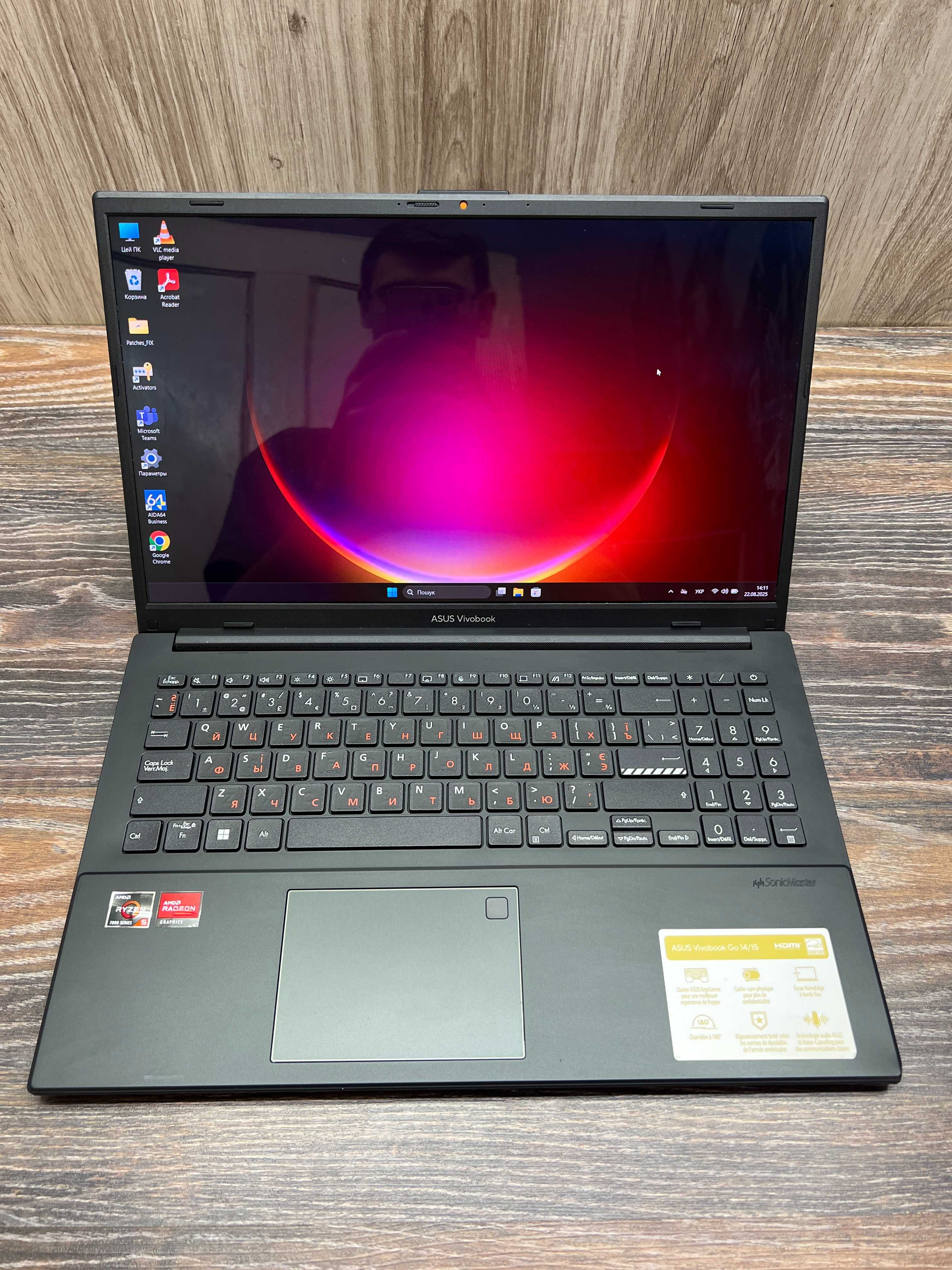 Ноутбук Asus E1504FA 15.6|OLED|AMD Ryzen 5 7520U|DDR5-8GB|SSD-512GB