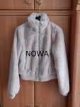 Nowa kurtka zimowa z podszewką pudrowy róż PULL & BEAR r.XS