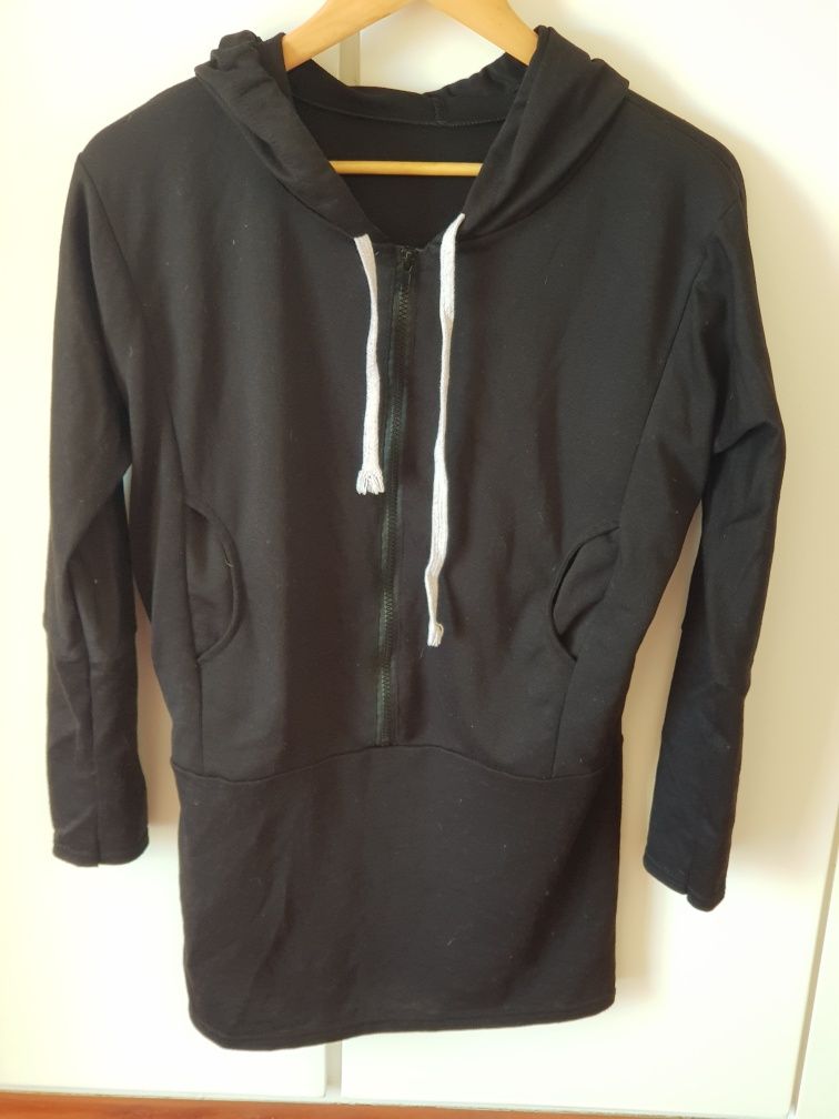 Casaco vestido preto
