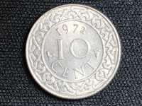 Lote de 3 Moedas 10 Cents Suriname