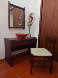 Porto Santo - Conjunto Toucador c/ gaveta + Espelho + Cadeira