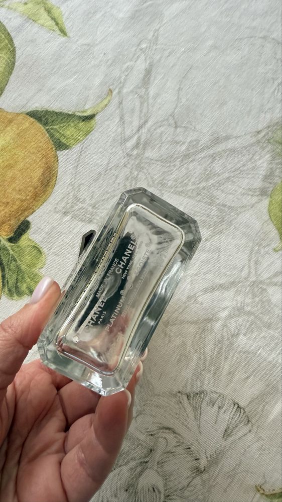 Пустий флакон Chanel Egoist Platinum