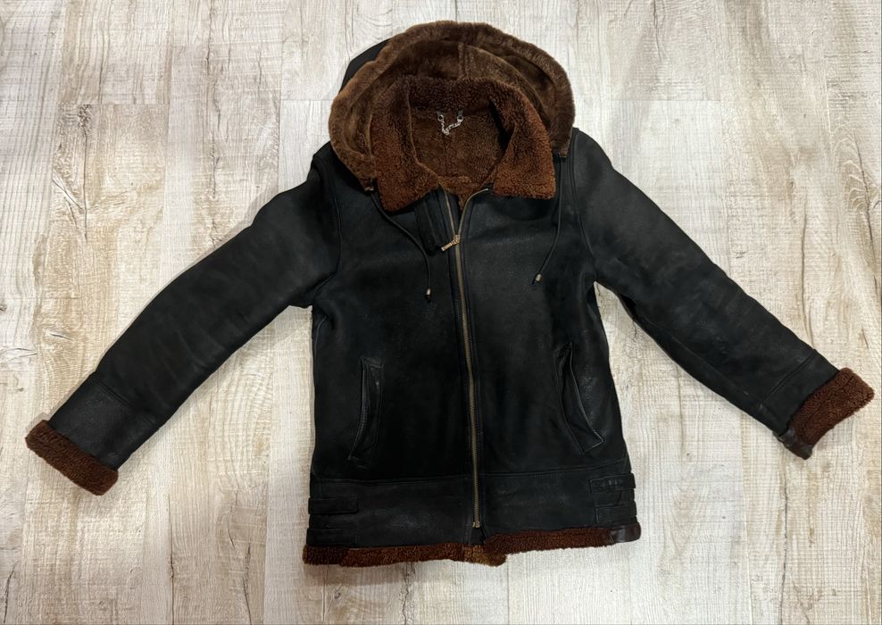 Дубленка Пилот Бомбер