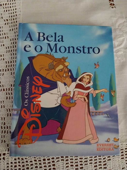 “A Bela e o Monstro”, Os Clássicos Disney, livro, Everest Editora