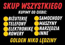 Skup złota, biżuterii , samochodów , rowerów, maszyn . Dojazd Gratis