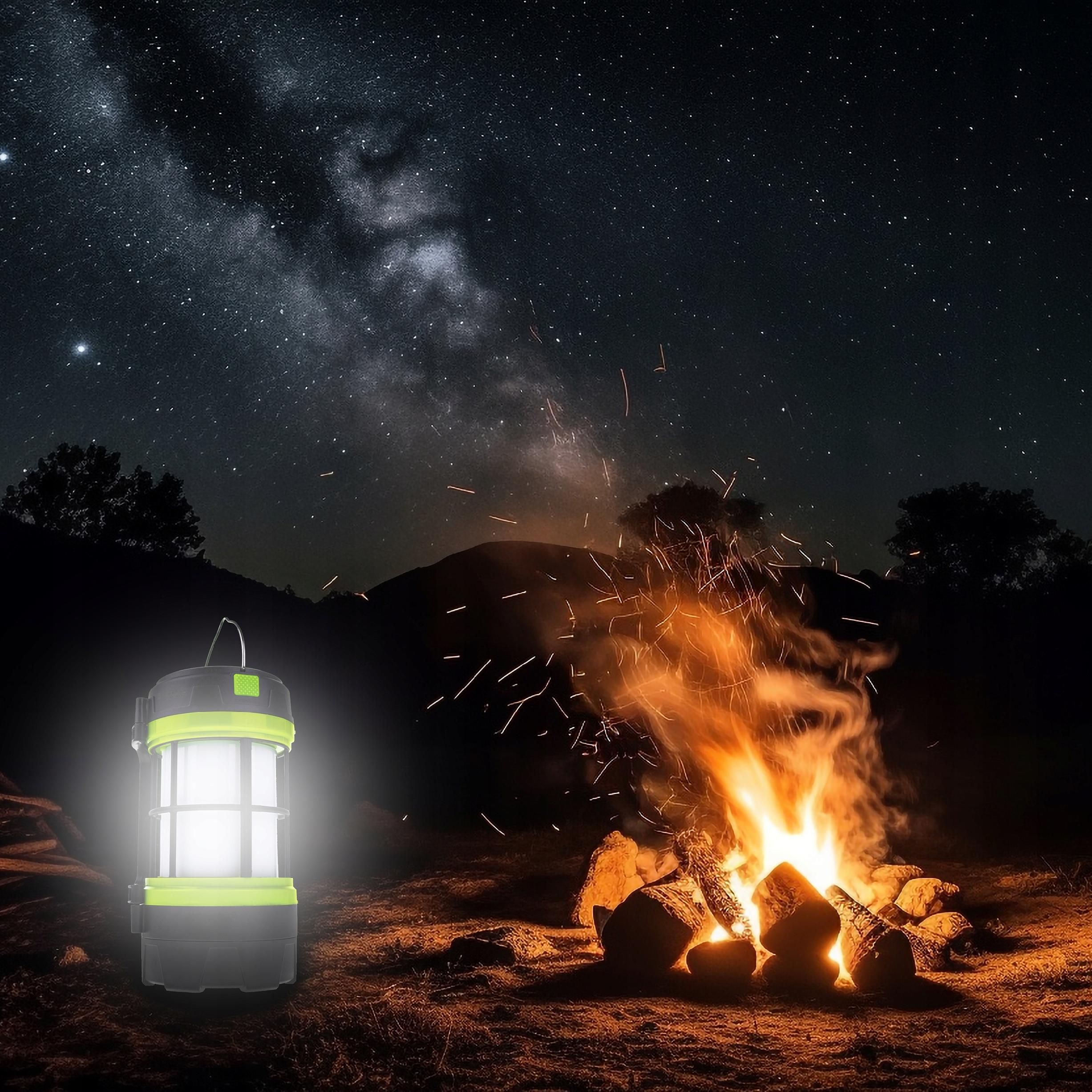 Latarka lampa kempingowa solarna LED powerbank USB mocna 2w1 ładowarka