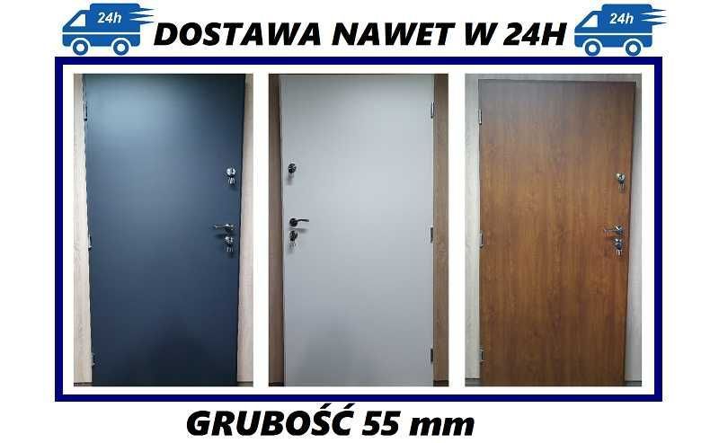 Drzwi zewnętrzne pełne model "ARTE" PRODUKT POLSKI Szybka DOSTAWA
