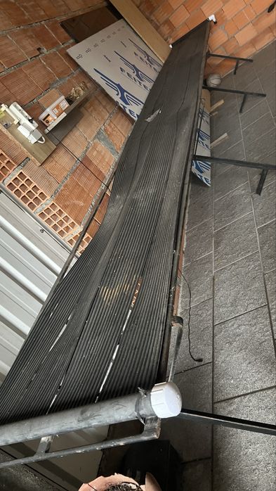 Painel  Aquecimento Água da Piscina + Estrutura Metalica para Afixar
