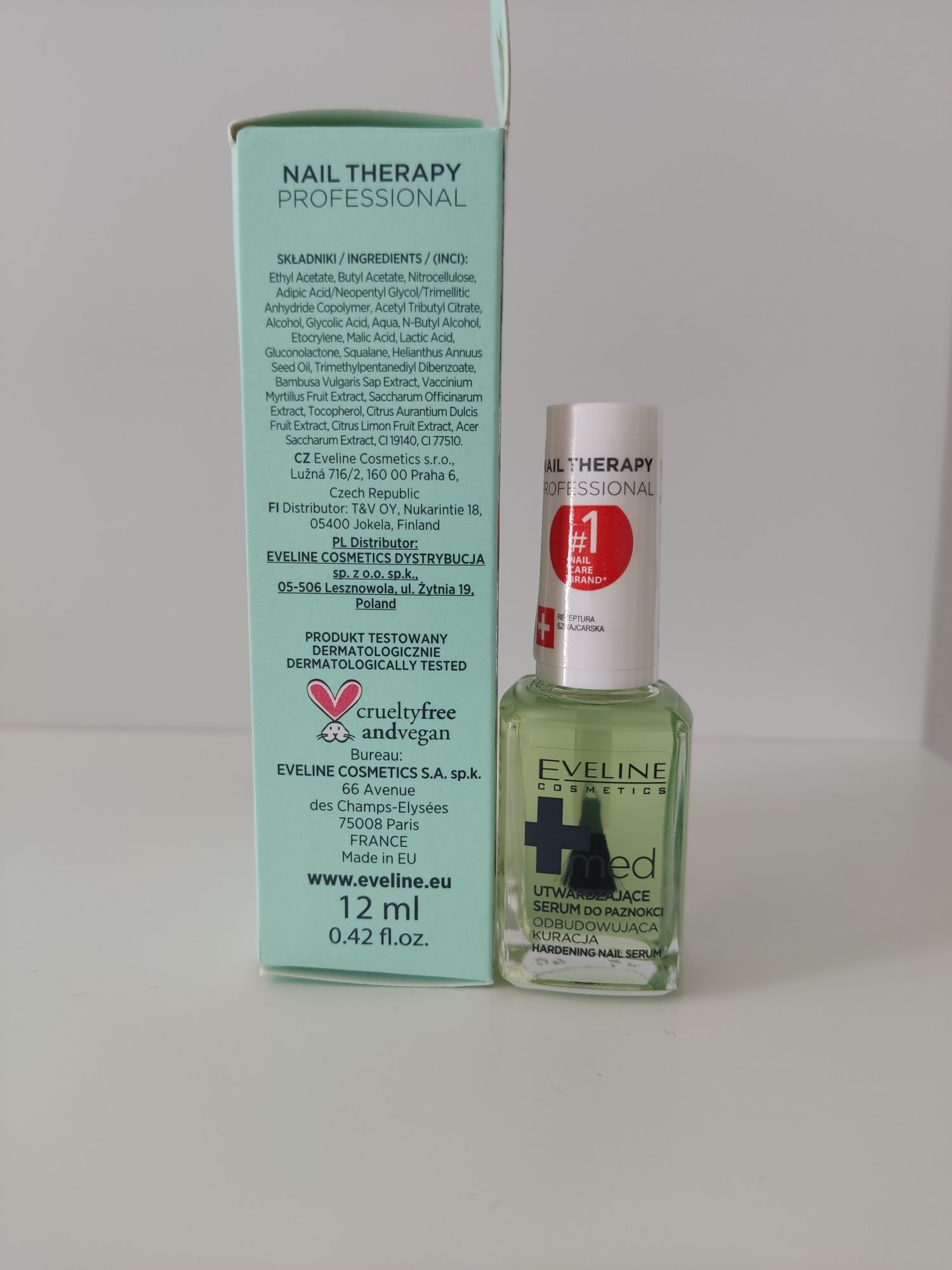 Utwardzające serum do paznokci Eveline Cosmetics