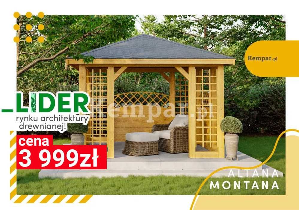 Altana Altanki Altanka ogrodowa drewniana MONTANA