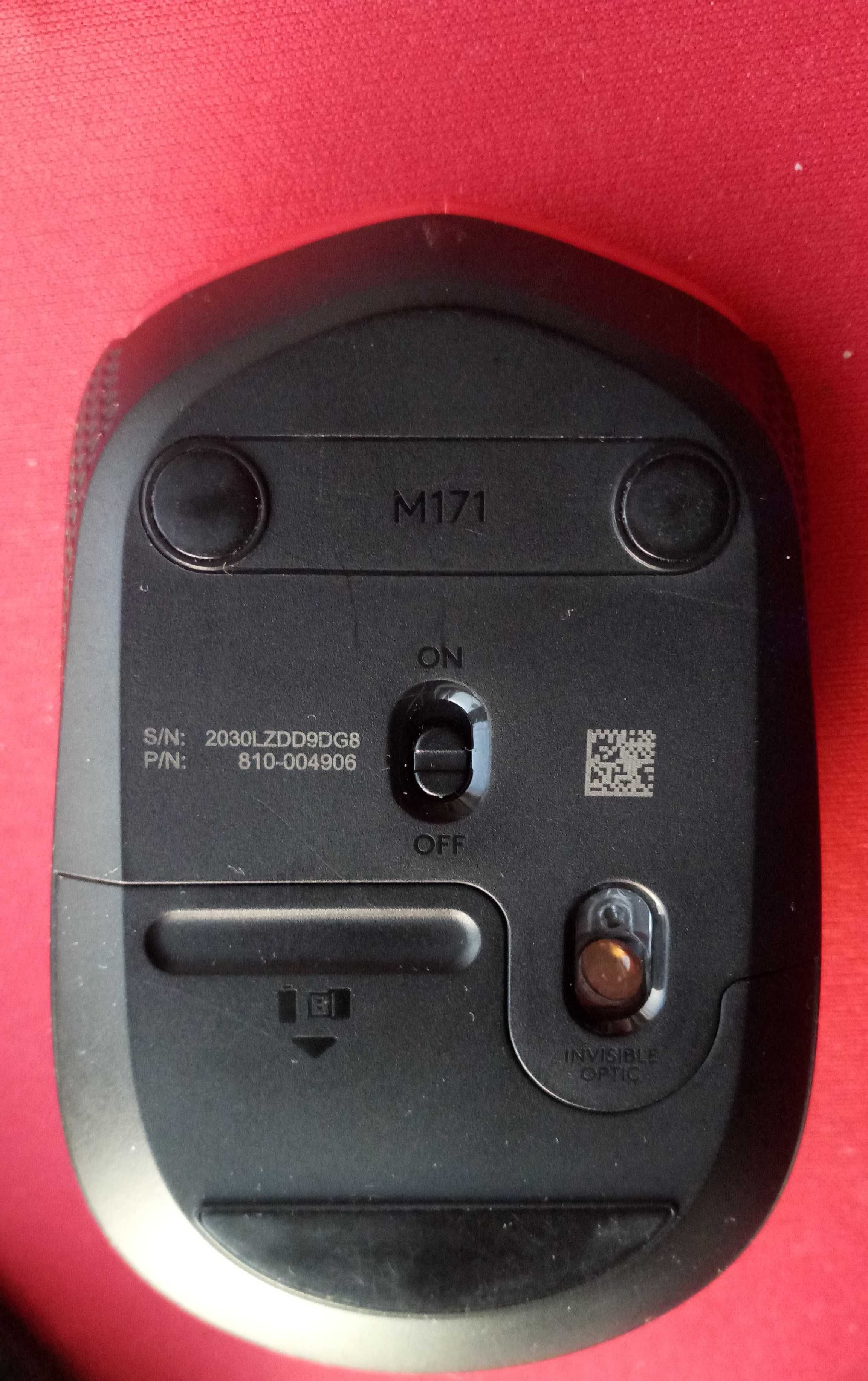 Беспроводная мышка+адаптер Logitech Receiver USB  M/NС-U0010.