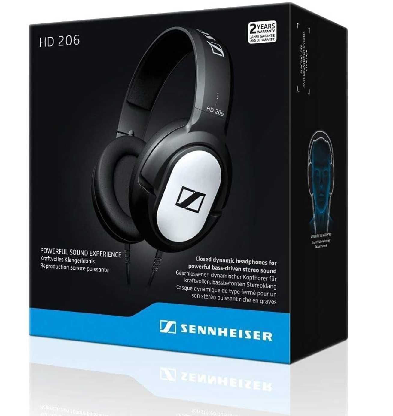 Навушники Sennheiser HD 206. Полноразмерные наушники HD206