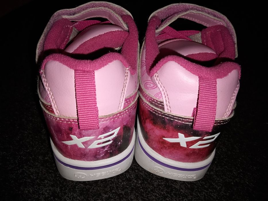 Роликовые кроссовки 32 р.Хилис Heelys для девочки светятся