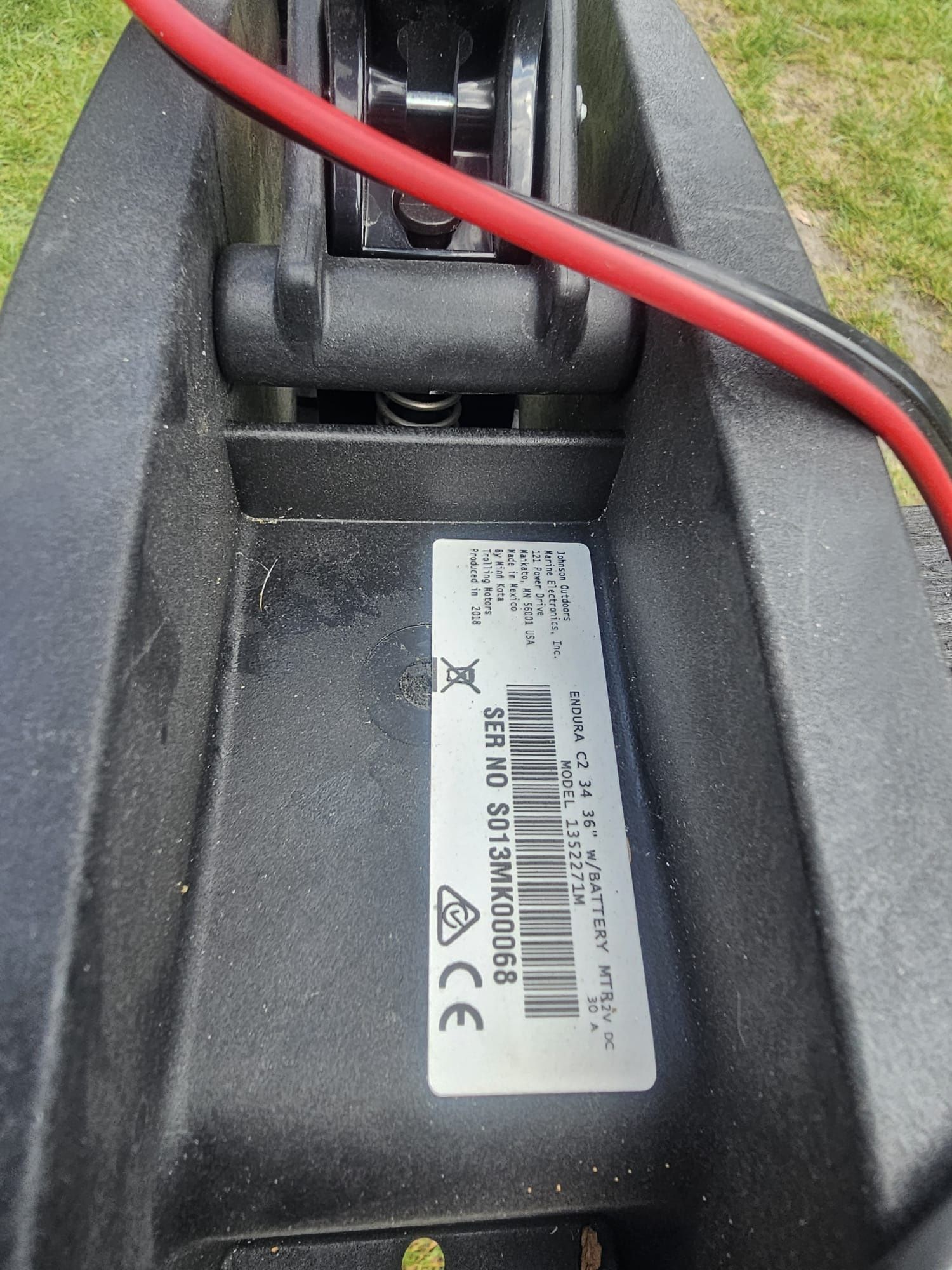 Minn kota 34 lbs silnik elektryczny wędkarski do łódki pontonu