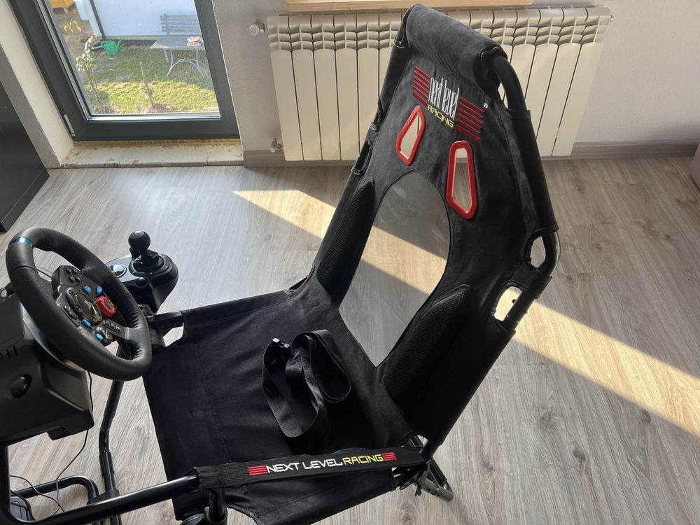 JAK NOWY! Logitech g29 + driving force shifte + fotel NLR PC,PS5,PS4