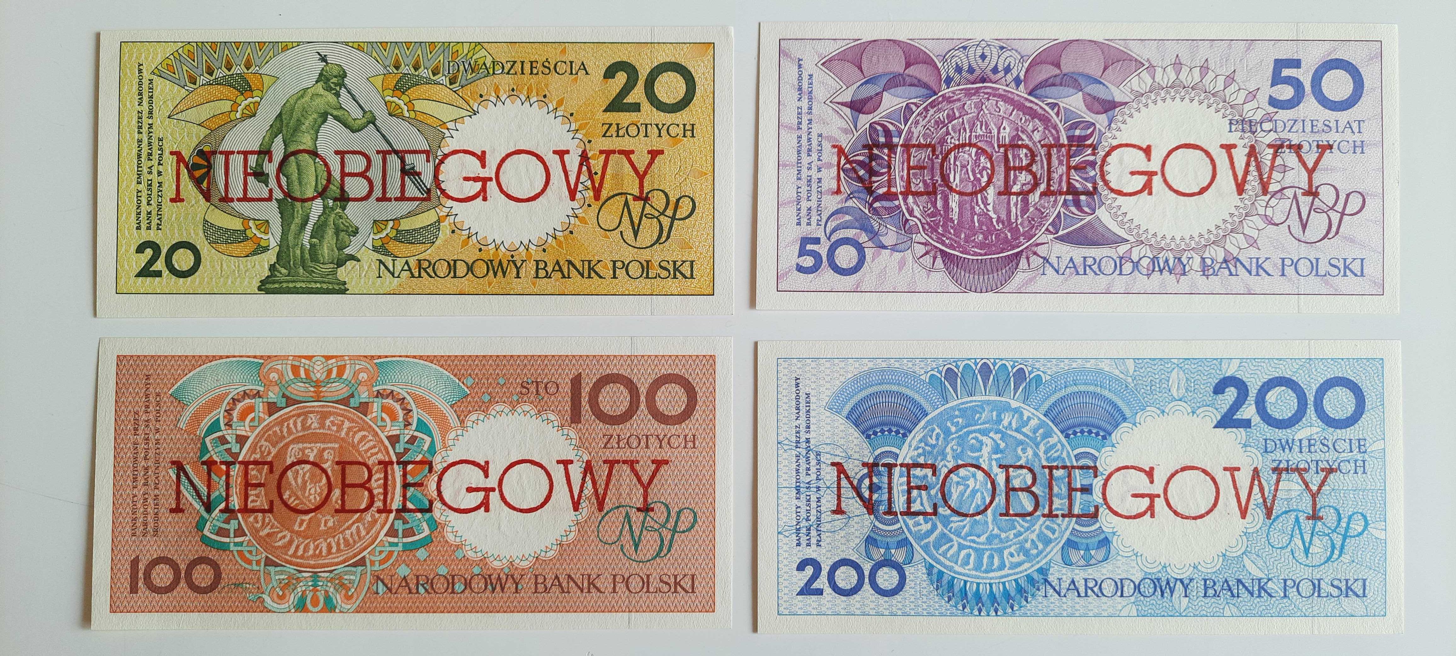 Zestaw banknotów - Miasta Polskie - Nieobiegowe / Nieobiegowy - UNC