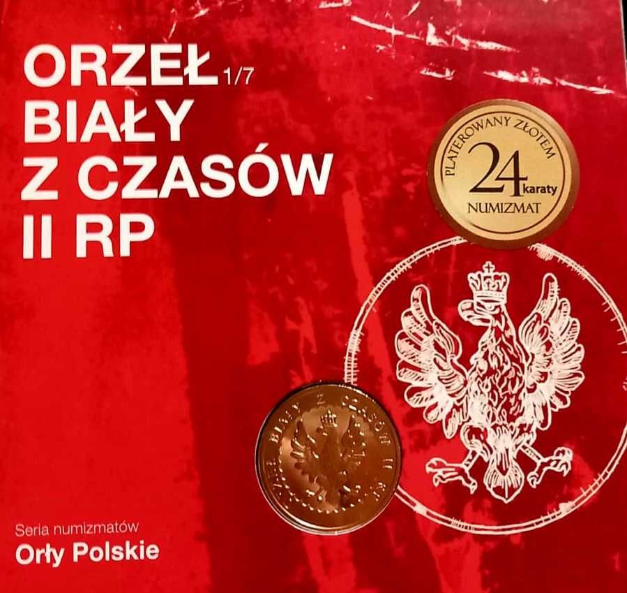 Moneta Orzeł Biały z czasów II RP Numizmat etui + certyfikat