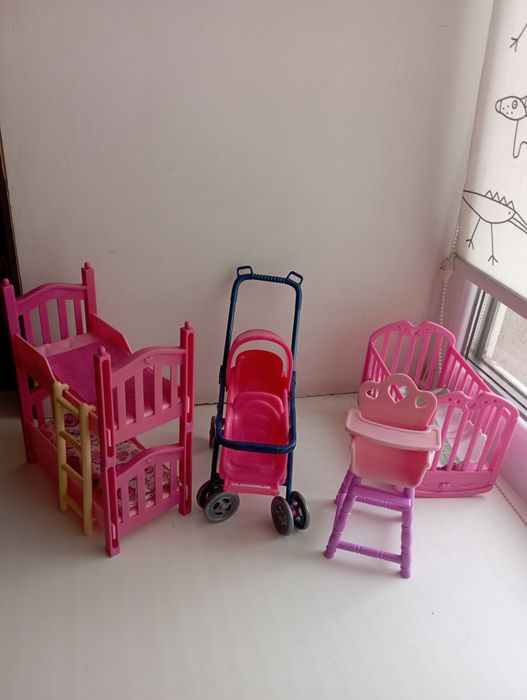 Меблі для барбі дитячої кімнати