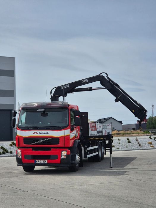 Volvo FE280  6x2  Żuraw HDS HIAB 166 Duo  / 3 szt. / HDS Hiab 166 DUO / W ciągłej eksploatacji / Dobry stan