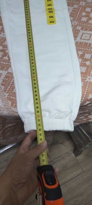 Новые белые спортивные штаны Sinsay,р xxs,на флисе на подростка