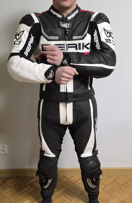 Kombinezon skórzany dwuczęściowy motocyklowy BERIK LS 2.0 roz. 54 178c