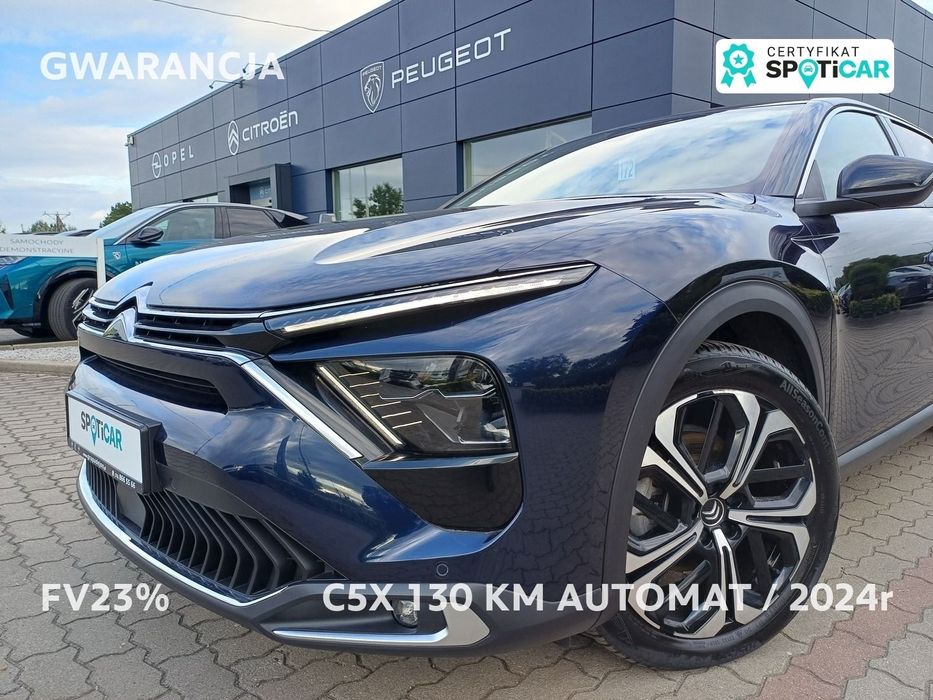 Citroën C5X #172# C5X 1.2 PureTech 130 KM Plus AUTOMAT / I wł. / FV23%