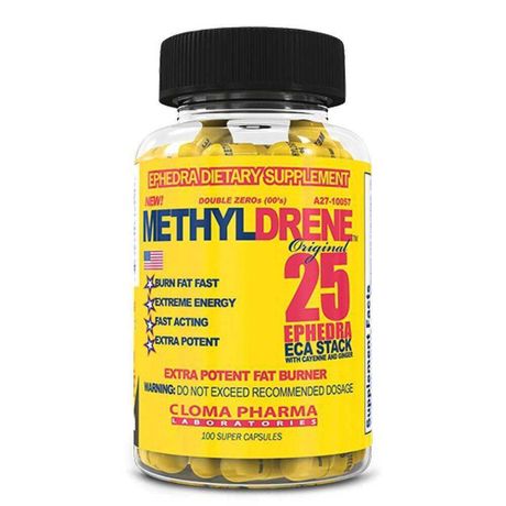 Cloma Pharma Methyldrene 25 100 kapsułek żółta