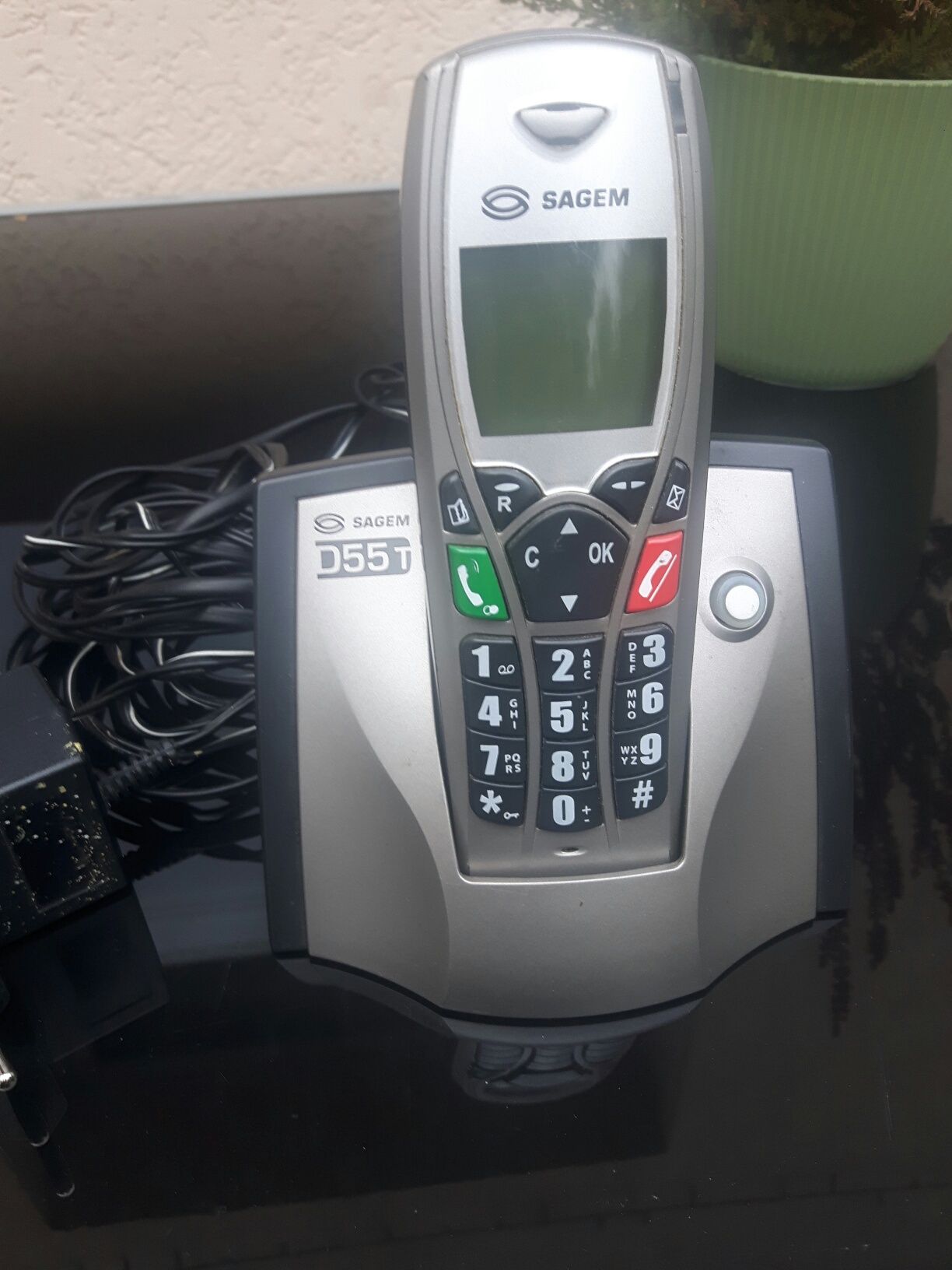 Telefon stacjonarny słuchawka  bezprzewodowa