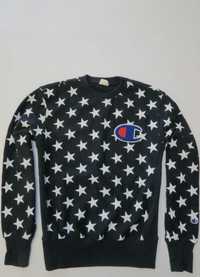 Champion bluza bawełniana crewneck w gwiazdki M