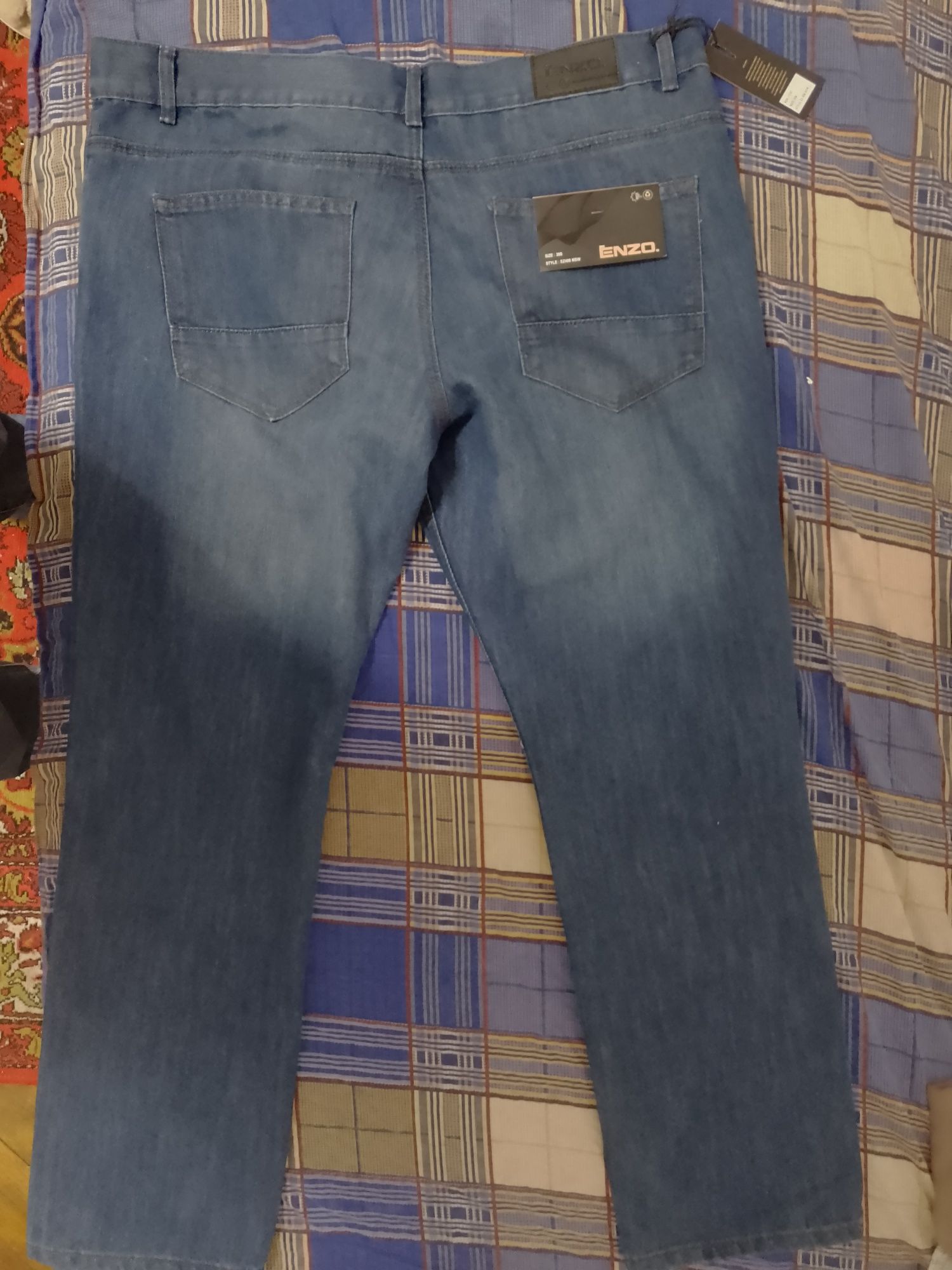 Джинси сині чоловічі ze ENZO розмір (size) 38s