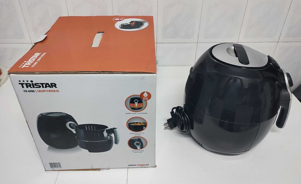 Airfryer 1500W - temperatura e tempo regulável