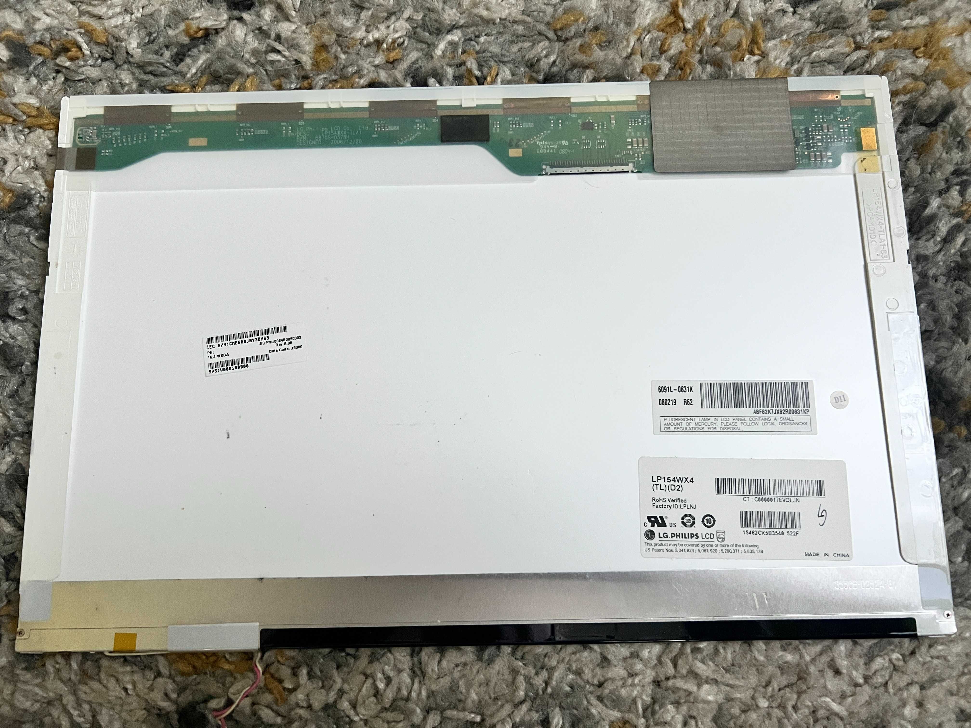 Matryca LG Philips LP154WX4 (TL) (D2) 15,4' 30 PIN