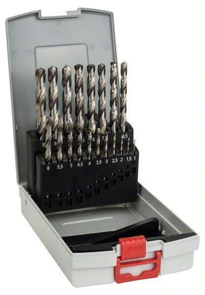 Komplet Wierteł Do Metalu Hss-G Zestaw 19 Szt Bosch