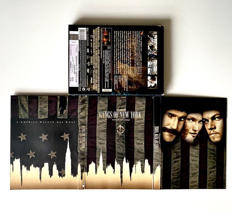 Dvd Gangs of New York, de Martin Scorsese, edição especial 2 discos