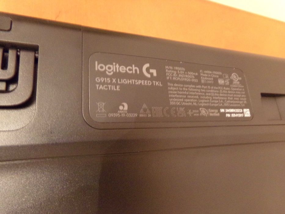 Logitech G915 X Lightspeed TKL Tactile  Gwarancja 24 m-ce.