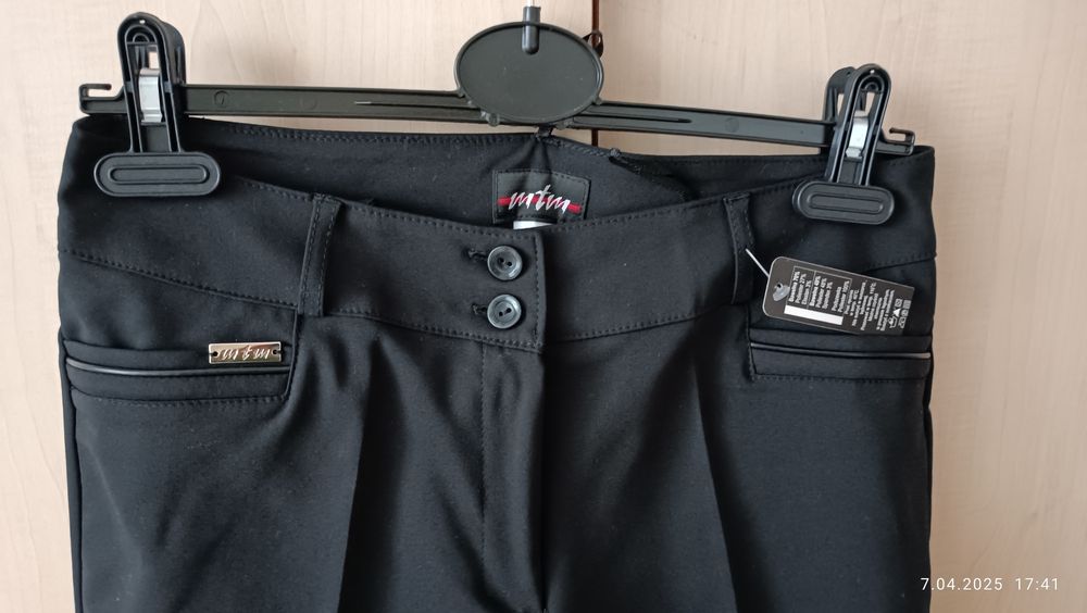 Spodnie eleganckie 38 garniturow czarrne