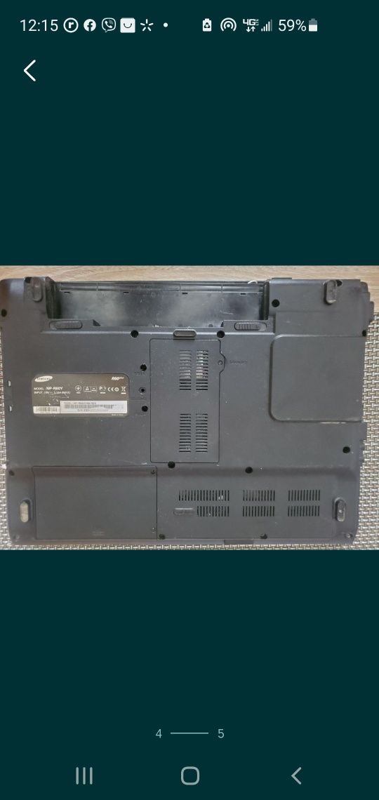 Samsung r60 plus розбір