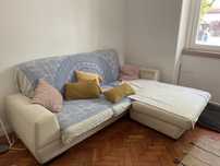 Sofa com chaise longue