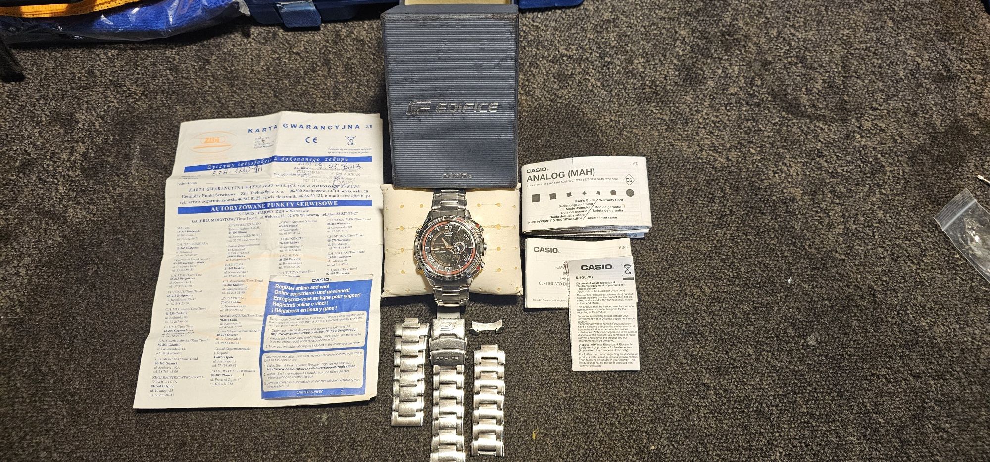 Zegarek Casio EDIFICE EFA-121
