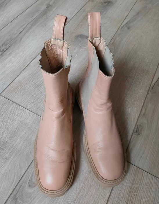 Черевики ZARA, розмір 37, натуральна шкіра.
