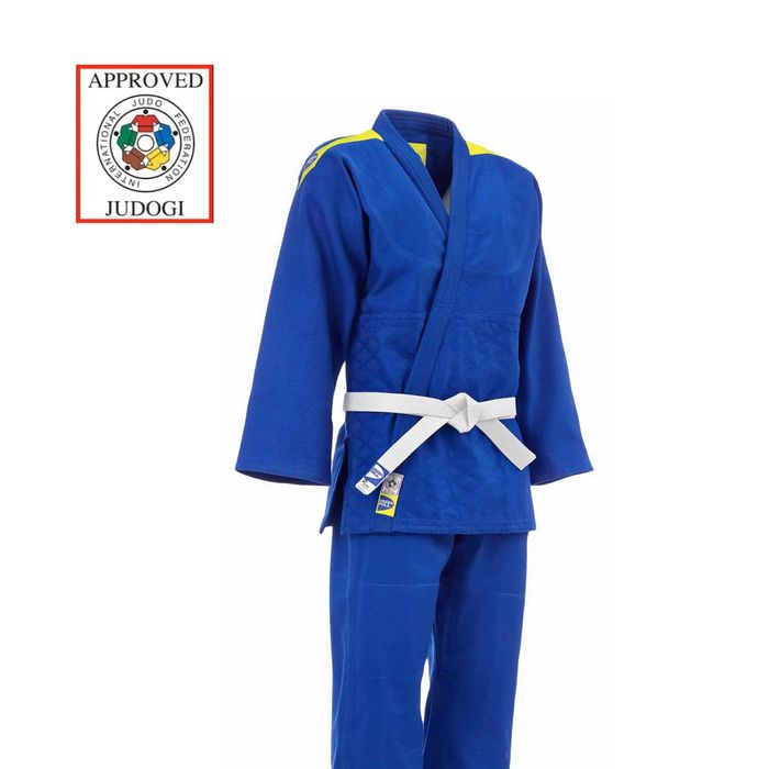 Кимоно дзюдо Professional 750 г/м2 лицензия IJF синее Green Hill