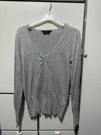 Sweter swetr sweterek szary siwy dorothy perkins 40 L dekolt