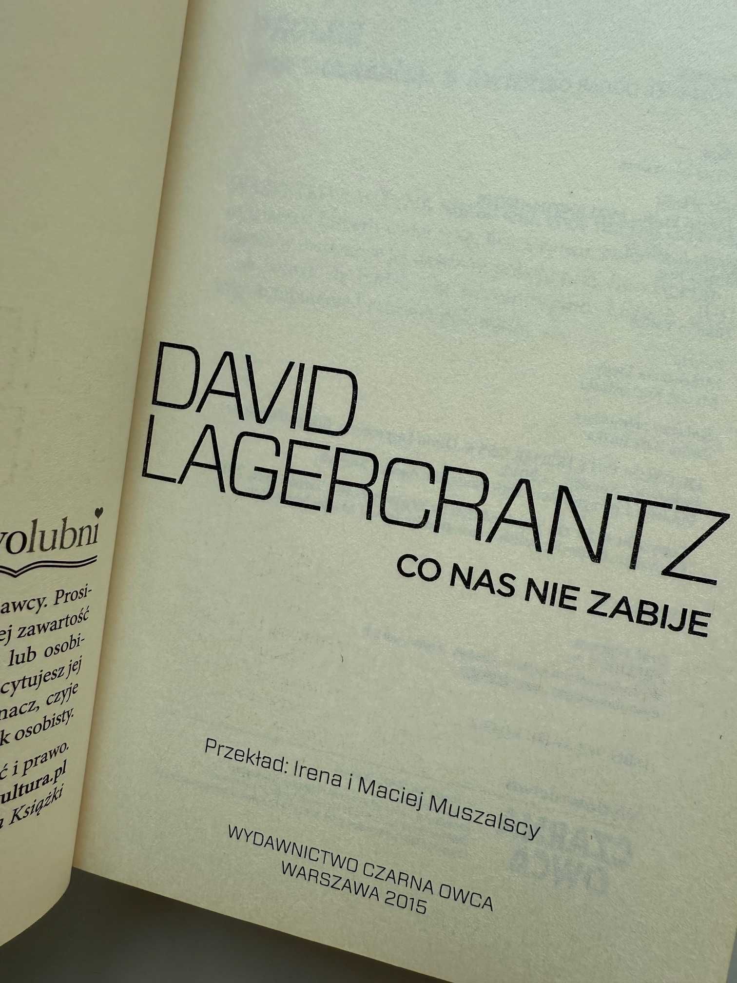 Książka Co nas nie zabije David Lagercrantz / kontynuacja Millenium