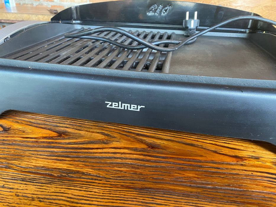Електричний гриль новий, мангал, барбекю Zelmer 40Z012
