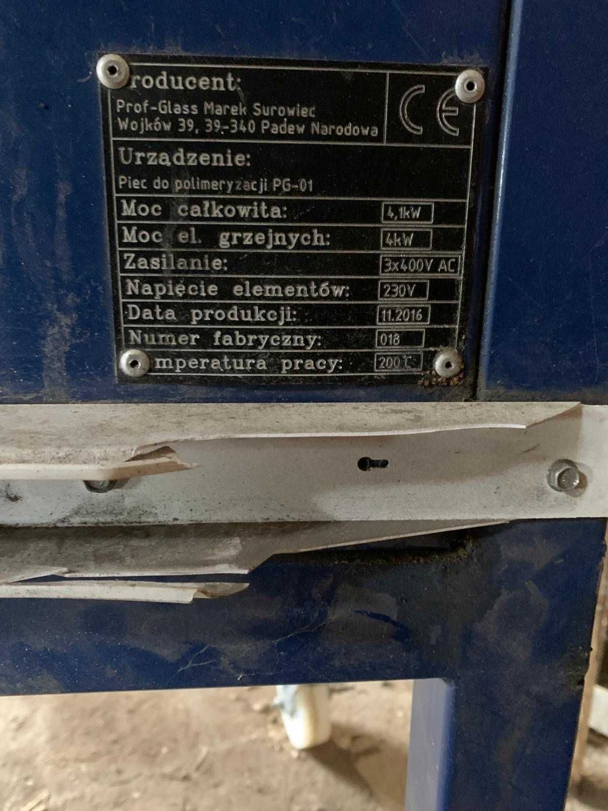 piec do malowania proszkowego 4kw  + pistolet