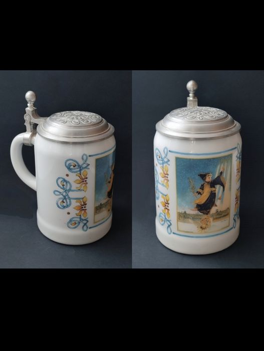 Колекційна порцелянова пивна кружка кухоль Німеччина