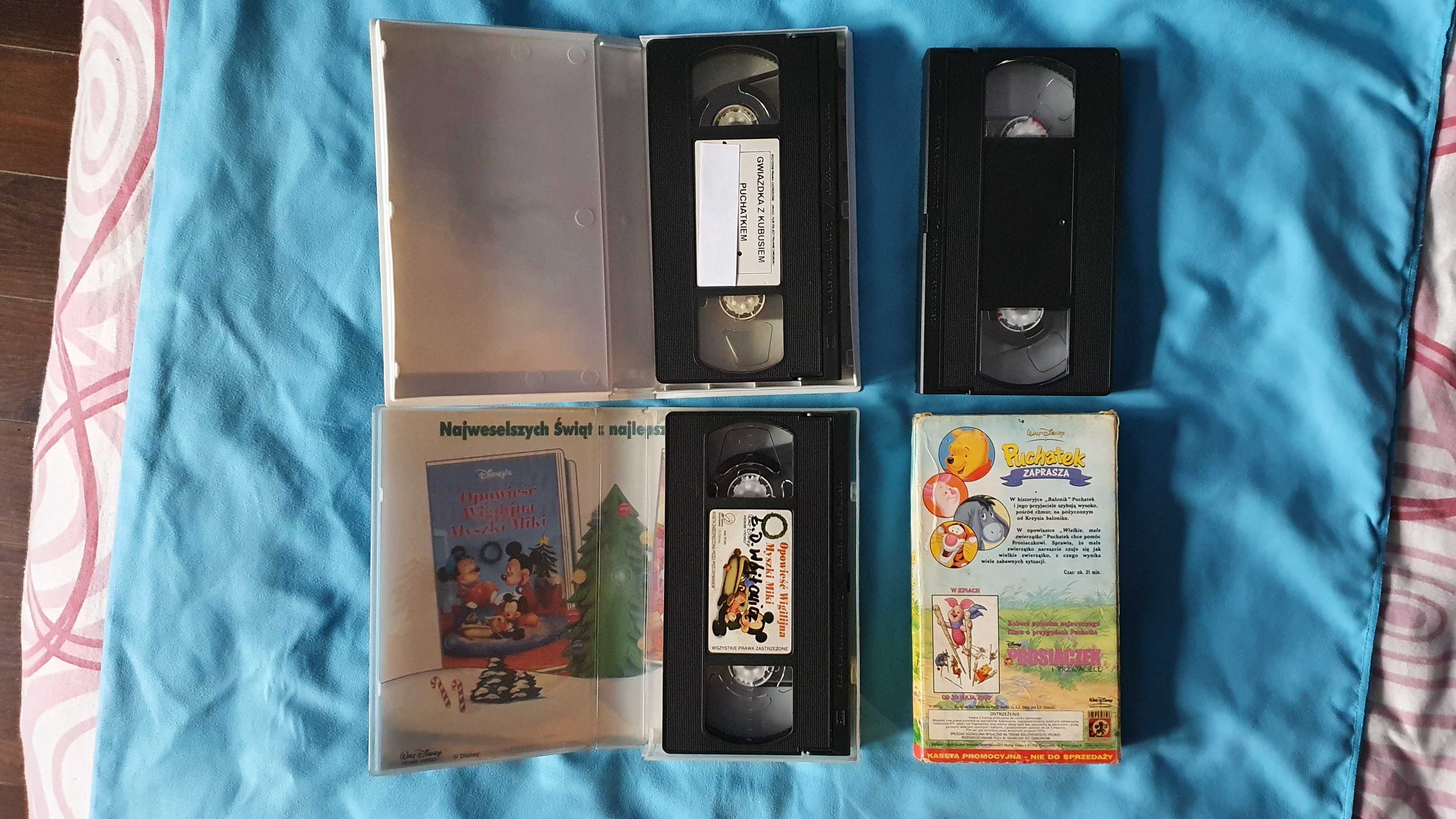 Bajki Disneya na kasetach VHS [ 3 szt.]